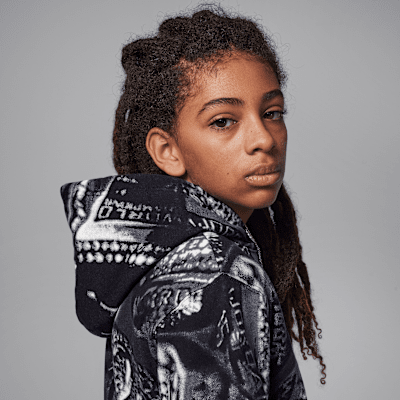 Jordan MVP fleecehoodie met print voor kids