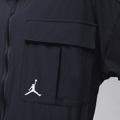 Chamarra de tejido Woven Jumpman con cinta para niño talla grande Jordan