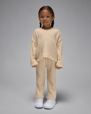 Детские  Jordan Toddler Heir To The Crown 2-Piece Ribbed Pullover Set