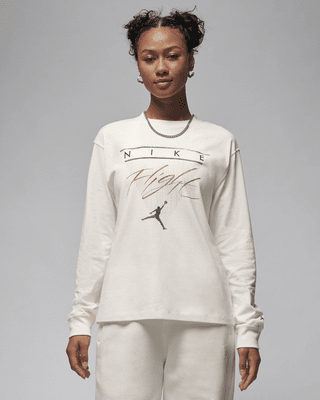 AIR JORDAN printed long sleeve SWITCH t-shirt