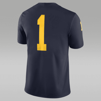 Camiseta de fútbol americano para hombre Jordan College Dri-FIT Game (Michigan)