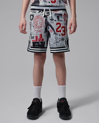 Детские шорты Jordan Dri-FIT Big Kids' MJ Printed Sport Diamond Shorts