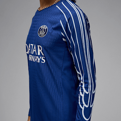 パリ サンジェルマン (PSG) 2024/25 マッチ フォース メンズ ジョーダン Dri-FIT ADV サッカー オーセンティック ロングスリーブ ユニフォーム