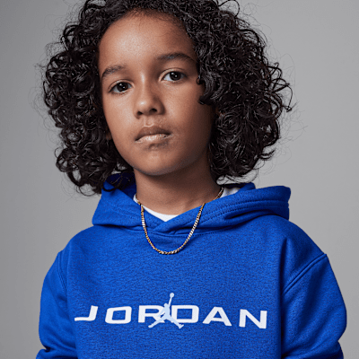 Sudadera con gorro sin cierre Baseline para niños talla pequeña Jordan