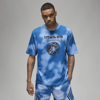 Nike Shirt Men XL The Tee Crew Short sleeve basketball Hoop Black Gray  Graphic