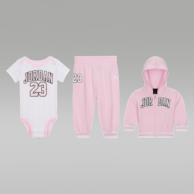 Jordan Baby (0-6M) 23 Jersey 3-Piece Full-Zip Hoodie Set