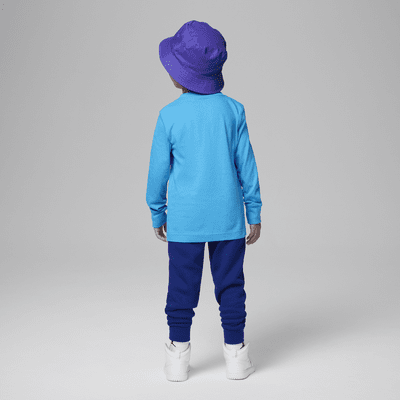 Jordan Lil' Champ Printed Long Sleeve Tee and Pants Set Toddler 2-Piece Set