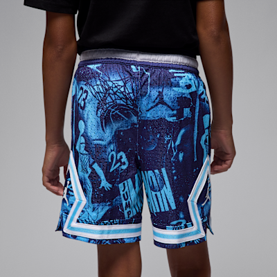 Jordan Dri-FIT Big Kids' MJ Printed Sport Diamond Shorts