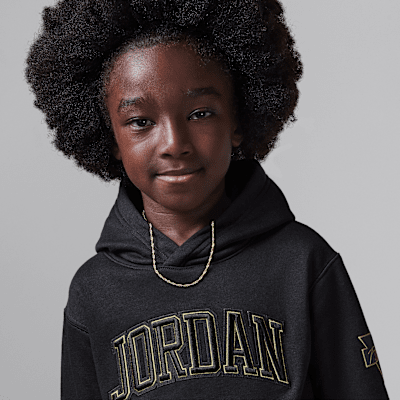 Sudadera con gorro sin cierre para niños talla pequeña Jordan "See Me Shine"
