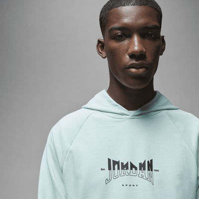 Pánská flísová mikina Jordan Dri-FIT Sport s kapucí a grafickým motivem