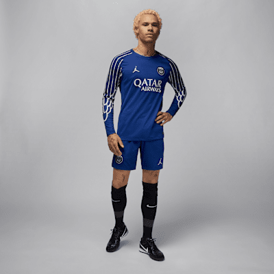 เสื้อแข่งฟุตบอลแขนยาว Replica ผู้ชาย Jordan Dri-FIT Paris Saint-Germain 2024/25 Stadium Fourth
