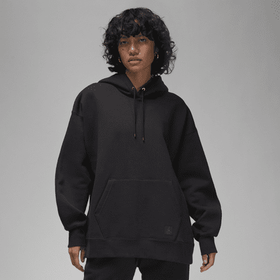 Sweat à capuche doublé en satin Jordan Flight Fleece pour femme