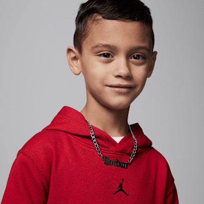 Sudadera con gorro sin cierre Crossover para niños talla pequeña Jordan Dri-FIT Sport