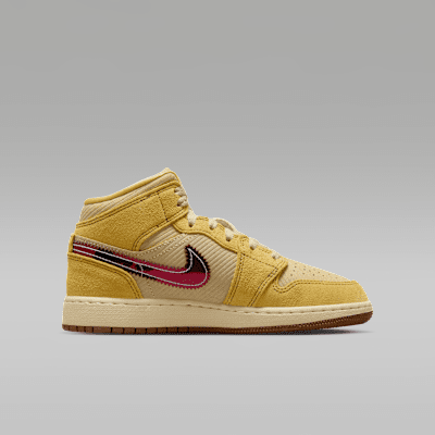 Air Jordan 1 Mid SE Big Kids' Shoes