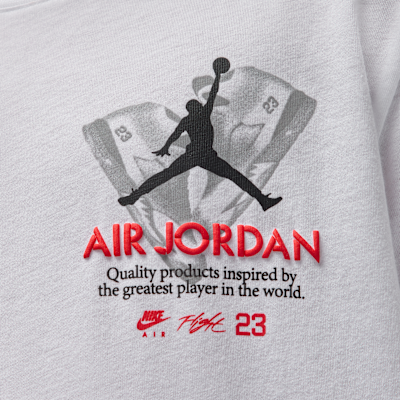 Jordan Big Kids' AJ5 Fire REd Tour T-Shirt