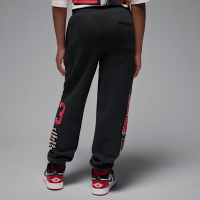 Pants de tejido Fleece Sketch para niños talla grande Jordan