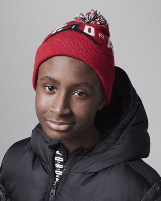 Детские  Jordan Pom Beanie Set Big Kids 2-Piece Set