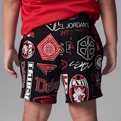 Shorts de French Terry estampados Jordan Essentials para niños de preescolar