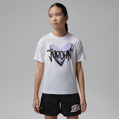 Jordan Big Kids' Heart Sketch T-Shirt from Nike - $25