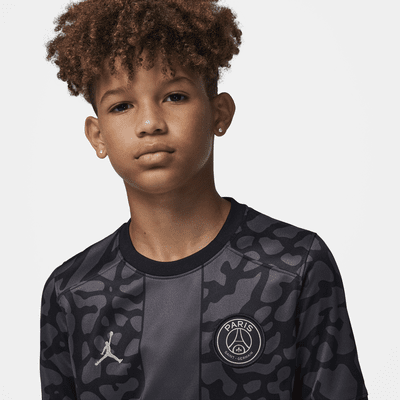 Třetí fotbalový dres Jordan Dri-FIT Paris Saint-Germain 2023/24 Stadium pro větší děti