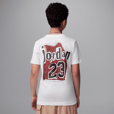 Jordan Big Kids' Jersey Collage T-Shirt