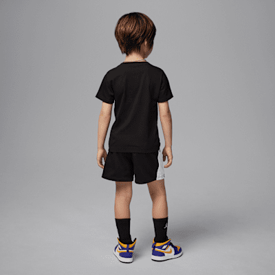 Jordan Bball Fire Mixed tweedelige shortsset voor kleuters