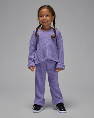 Детские  Jordan Toddler Heir To The Crown 2-Piece Ribbed Pullover Set