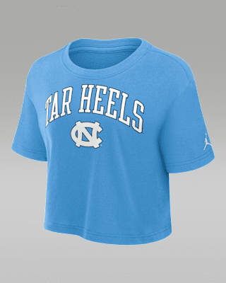 Женская футболка North Carolina Athletic Prep Arch Jordan Brand Dri-FIT College Cropped