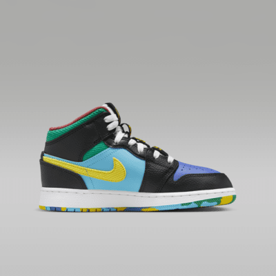 Air Jordan 1 Mid Sneaker School Older Kids' Shoes