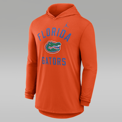 Playera de manga larga universitaria marca Jordan Dri-FIT con gorro para hombre Florida Campus Arch
