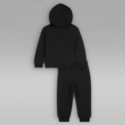 Conjunto de 2 piezas de sudadera con gorro sin cierre para bebé (12 a 24 meses) Jordan Brooklyn Fleece