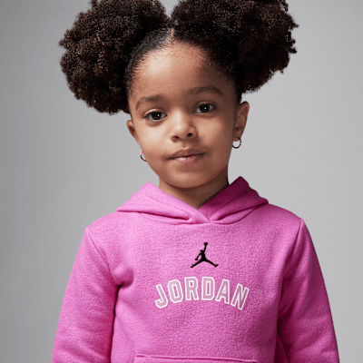 Conjunto de sudadera con gorro sin cierre con tejido Fleece de 2 piezas infantil Jordan Y2K