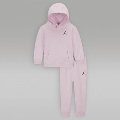 Completo in 2 pezzi con felpa pullover con cappuccio Jordan MJ Brooklyn Fleece – Bebè (12-24 mesi)