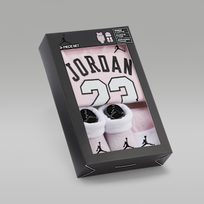 Conjunto de body, gorro y patucos para bebé Jordan Jumpman