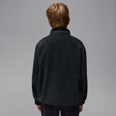 Sudadera de Polar Fleece de cierre de 1/4 Mountainside para niños talla grande Jordan