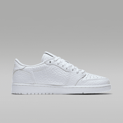 Air Jordan 1 Retro Low Men's No-Swoosh Shoes