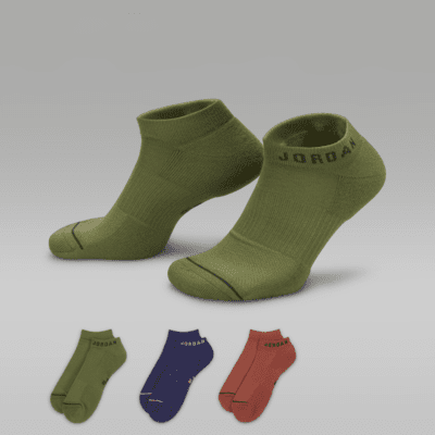 Jordan Everyday No-Show Socks (3 Pairs). Nike VN
