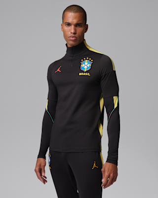 Мужские  Brazil Strike Jordan Dri-FIT Soccer Knit Drill Top