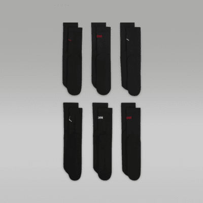 Jordan Legend Big Kids' Crew Socks (6 Pairs)