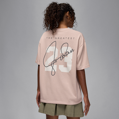 Jordan Essentials Playera con gráfico de manga corta para mujer