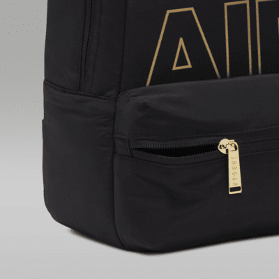 Jordan Black and Gold Backpack Medium Backpack