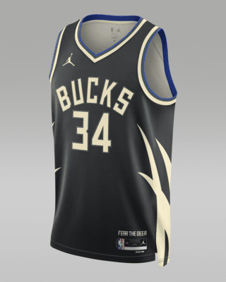 Мужские джерси Milwaukee Bucks Statement Edition Jordan Dri-FIT NBA Swingman Jersey