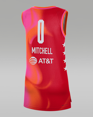 Женские джерси Kelsey Mitchell 2026 WNBA All-Star Jordan Dri-fit WNBA Game Victory Jersey
