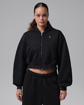 Женское худи Jordan Brooklyn Cropped Full-Zip Hoodie