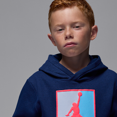 Σετ δύο τεμαχίων Baseline με φλις μπλούζα με κουκούλα Jordan Essentials για μικρά παιδιά