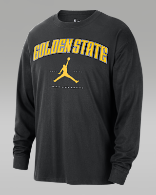Мужская футболка Golden State Warriors Essential Jordan NBA Long-Sleeve