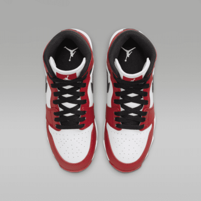 Jordan 1 Mid Little/Big Kids' Cleats