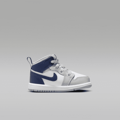 Jordan 1 Mid-sko til babyer/småbørn