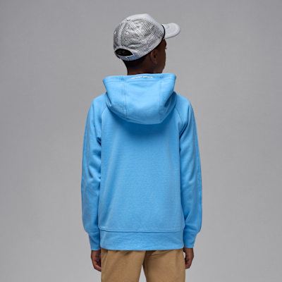Sudadera con gorro Statement Hoop Fleece de cierre completo para niños talla grande Jordan Dri-FIT Sport