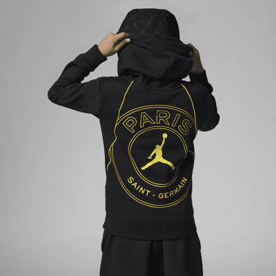 ジョーダン パリ サンジェルマン（PSG） フリース プルオーバー リトルキッズパーカー